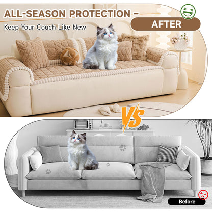 Plush Couch Protector for Dogs Washable (3 Ounce)