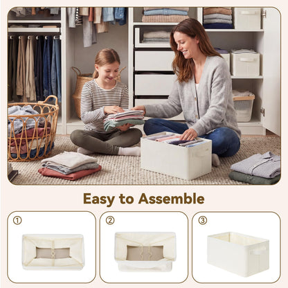 Storage Bins for Closet (2 Count)