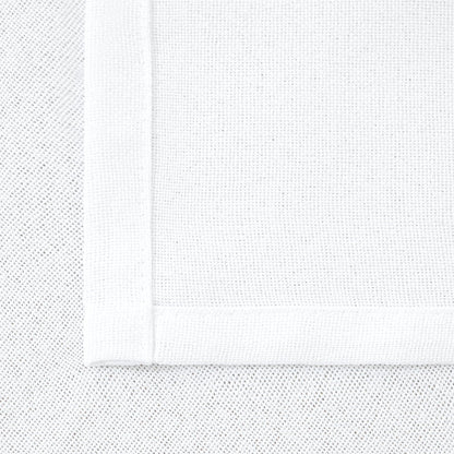 White Linen Curtains 52 X 63 Inch Length 2 Panels for Living Room (2 Count)