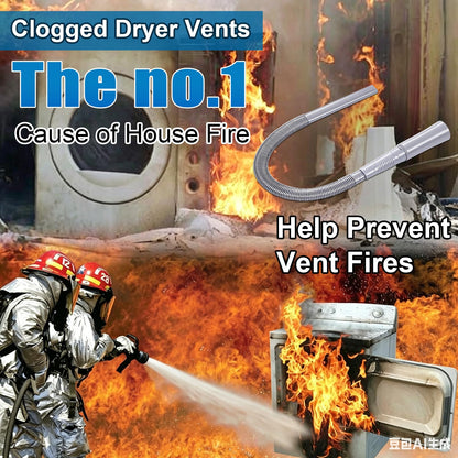 3 Pieces Dryer Vent Cleaner Kit (16 Ounce)