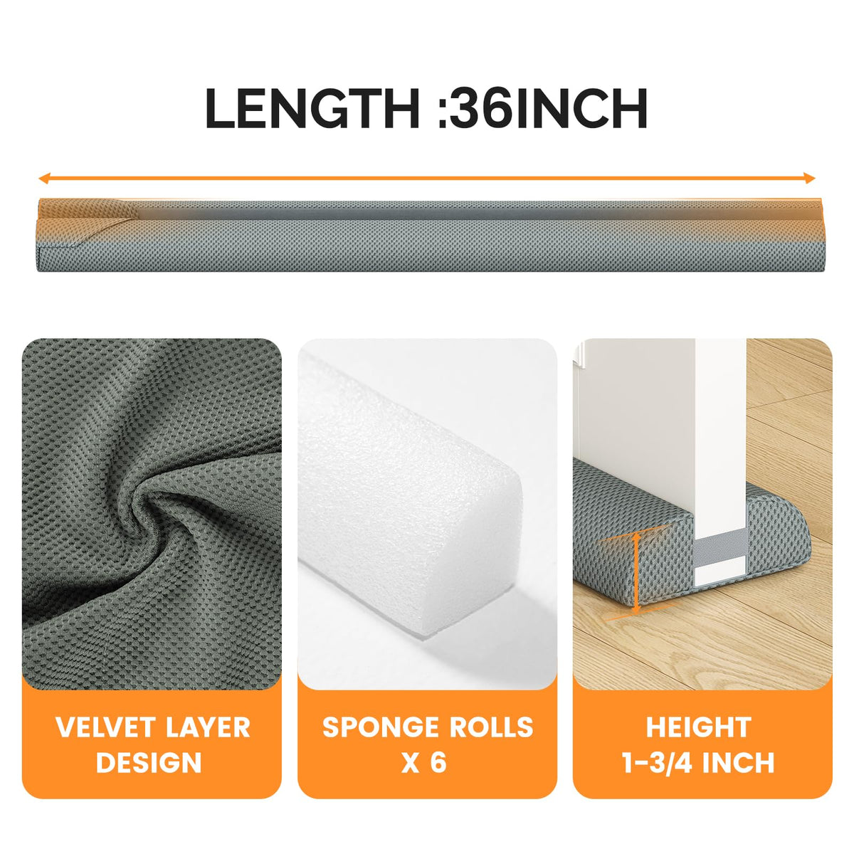 Under Door Stopper 36 Inch