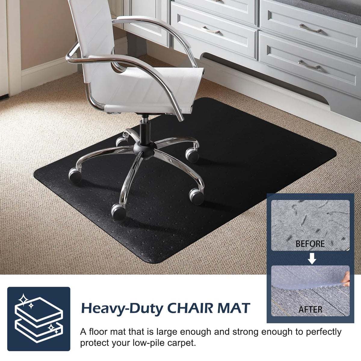 Chair Mat for Carpeted Floors