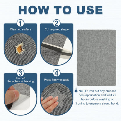 8x11 Inch Linen Repair Patches (2 Count)