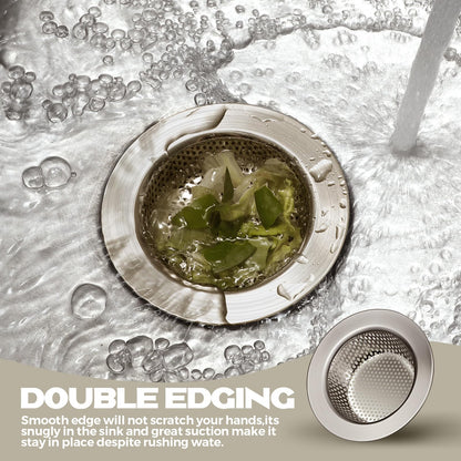 2 Pcs Kitchen Sink Drain Strainer 4.4 Inch (2 Count)
