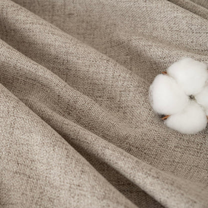 Oatmeal Linen Curtains 60 X 63 Inch Length (2 Count)