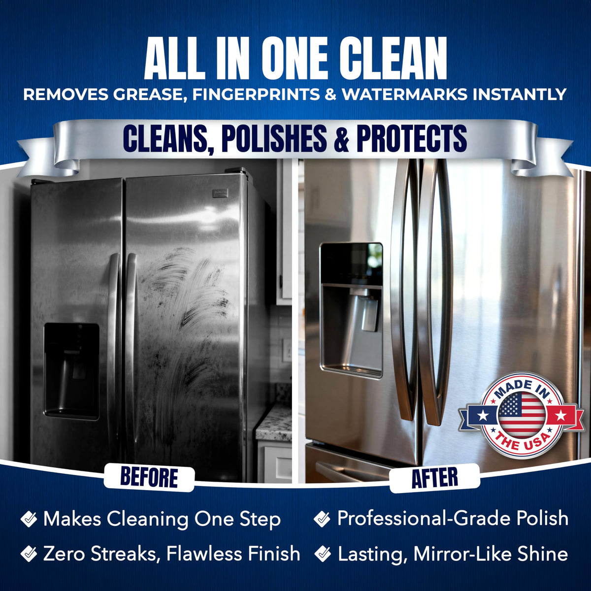 1 Gallon Stainless Steel Cleaner and Polish (128 Fl Oz)