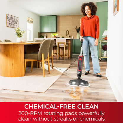S300 Series Corded Steam Spin Mop for Scrubbing and Sanitizing