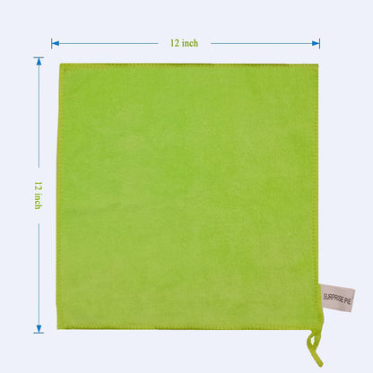 Premium 400 GSM Microfiber Cleaning Cloths (8 Count)
