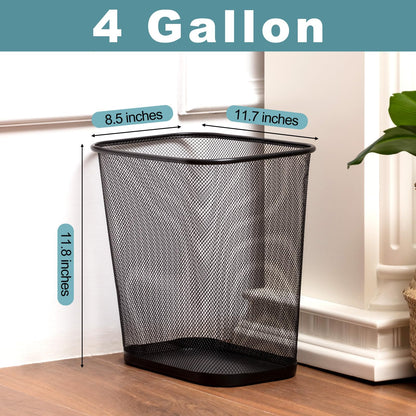 1 Pcs Black Mesh Trash Cans Bulk