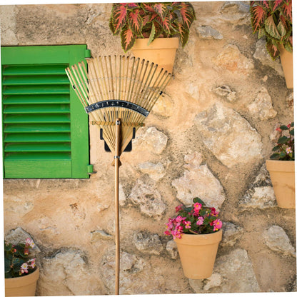Wall Mount Garden Tool Organizer Heavy Duty Broom Holder for Rakes Shovels and Mops Space