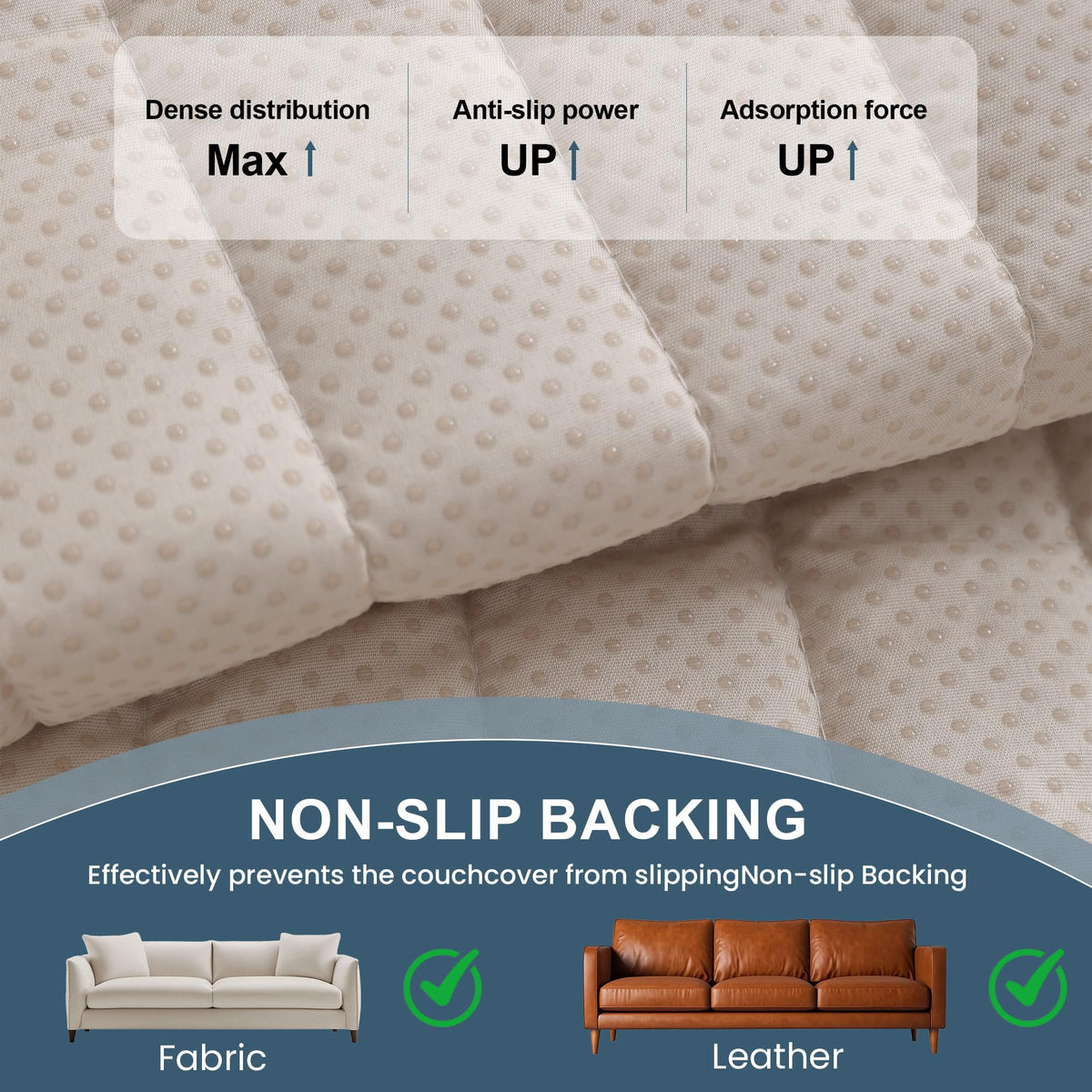 Couch Covers for Sofa Pet Friendly (3 Count)