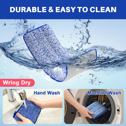 Replacement Mop Pads for Flat Mop Bucket System (4 Count)