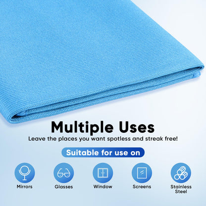 Microfiber Glass Cleaning Cloth 12 PK (12 Count)