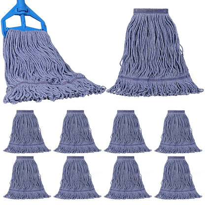 8 Pack Heavy Duty Mop Head Replacements (8 Count)