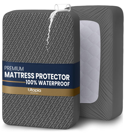 Premium Waterproof Mattress Protector Queen Size