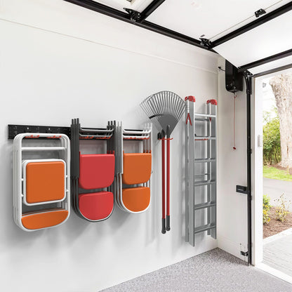 Wall Mount Garage Organizer Tool Storage Rack