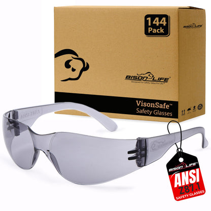 Gray Safety Glasses (144 Count)