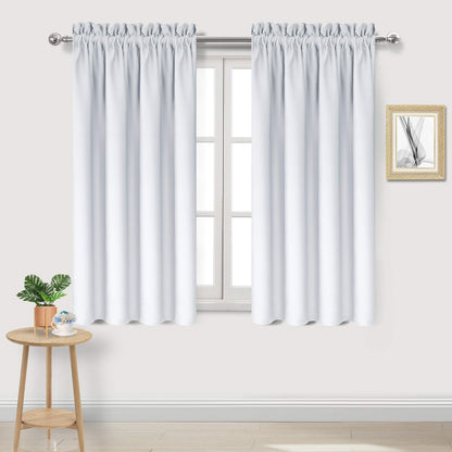 Blackout Curtains for Bedroom Living Room 42 x 54 Inch Long 2 Panels (2 Count)