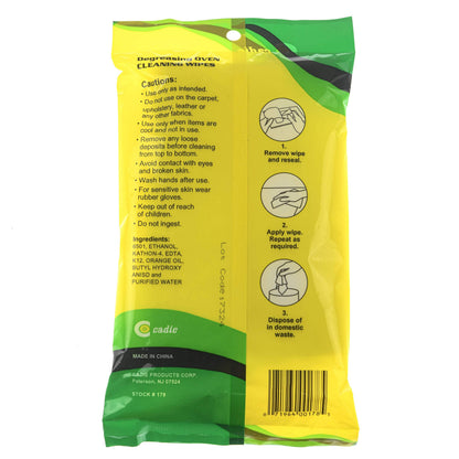 Degreasing Oven Cleaning Wipes 20 Wipes (20 Count)
