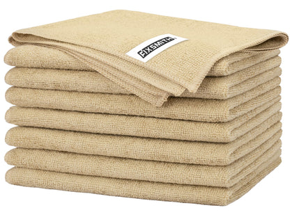 Beige Microfiber Cleaning Cloth (8 Count)