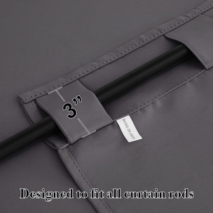 Small Window Curtains Blackout for Kitchen Bathroom Cafe RV Camper (2 Count)