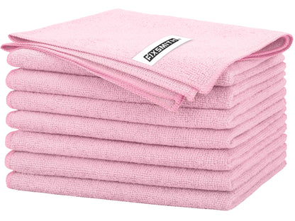 Pink Microfiber Cleaning Cloth (8 Count)