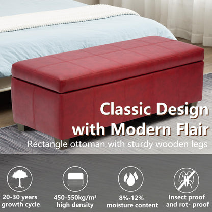 51 Inch Storage Ottoman