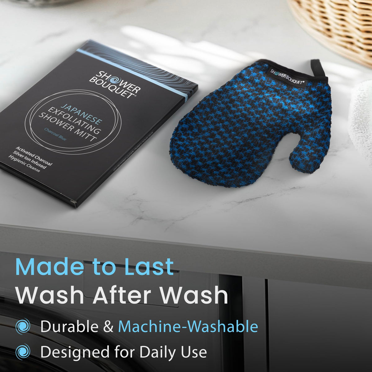 Japanese Exfoliating Mitt for Shower