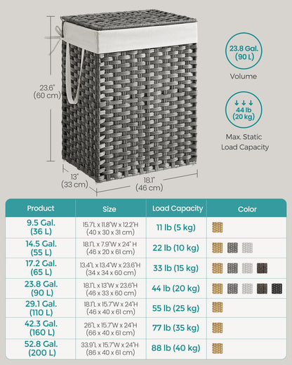 Laundry Hamper with Lid
