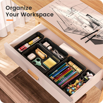 Military Grade】 Drawer Organizer (28 Count)