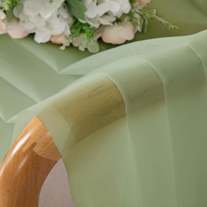 Light Green Sheer Curtains 84 Inches Long