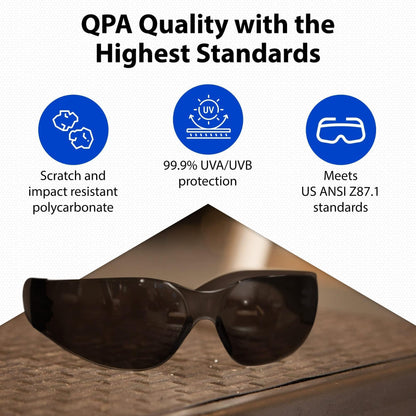 Quest Anti Fog Safety Glasses (4 Count)