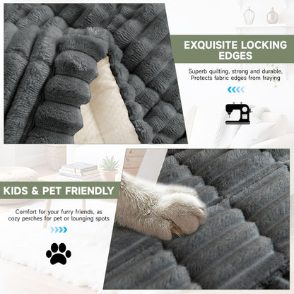 Washable Couch Covers for 3 Cushion Sofa Non Slip Pet Dog Sofa Cover (9 Ounce)