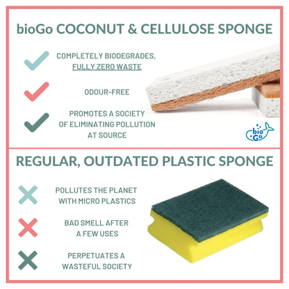 White 12 Pack Biodegradable Kitchen Sponge (12 Count)