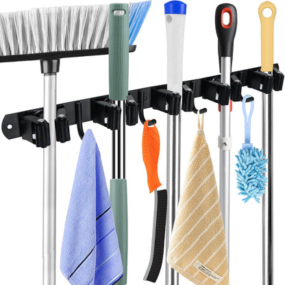 Mop and Broom Holder Wall Mounted