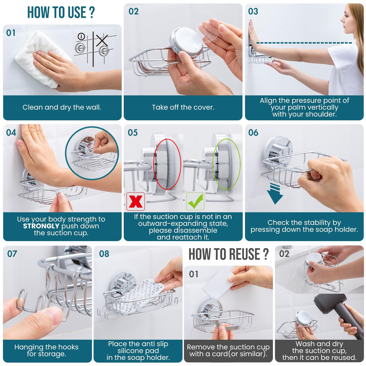 Soap Dish Bar Soap Holder Suction Cup