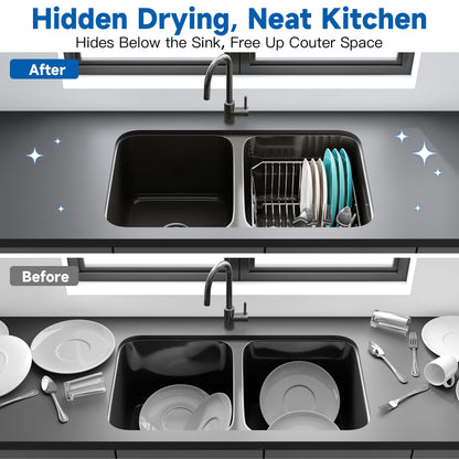 in Sink Dish Drying Rack