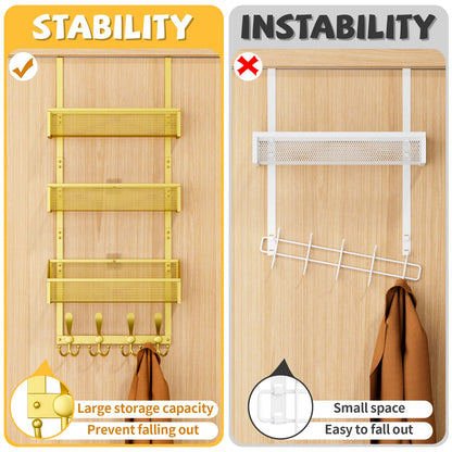 Over The Door Hooks Organizer