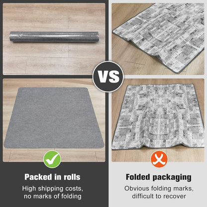 Desk Chair Mat for Hardwood Floor Corduroy Surface 1