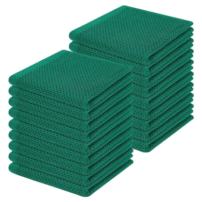 100% Cotton Waffle Weave Kitchen Dish Cloths 18 (18 Count)