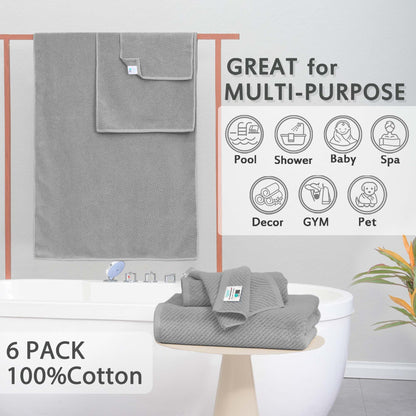 6PC Towel Set (6 Count)