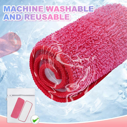 6 Pack Washable Microfiber Wet & Dry Mop Pads for Reveal Spray Mop (6 Count)