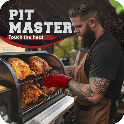 Silicone Smoker BBQ Gloves (2 Count)
