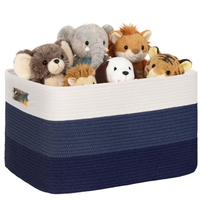 72L Large Woven Laundry Basket Hamper with Handles