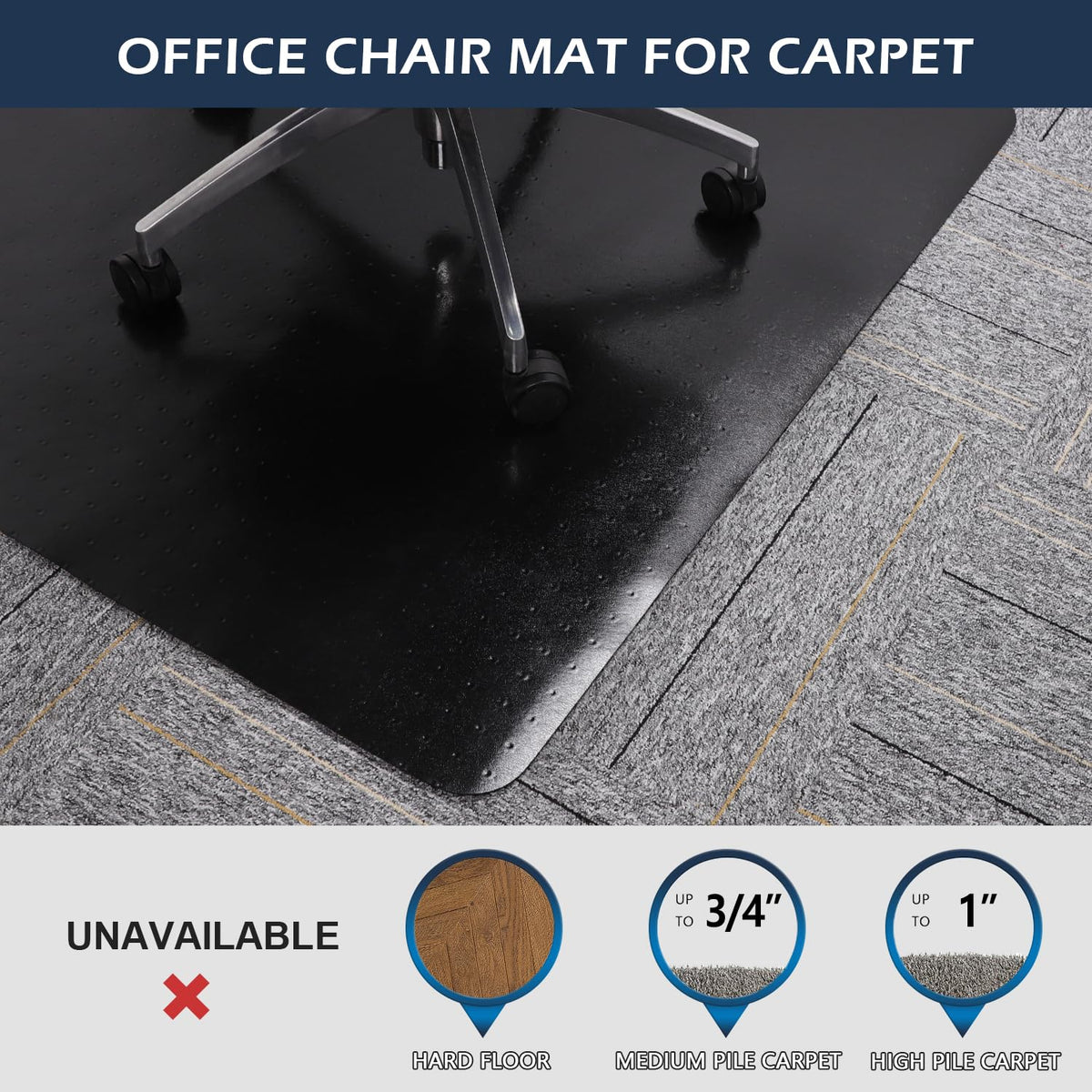 Office Chair Mat for Carpet