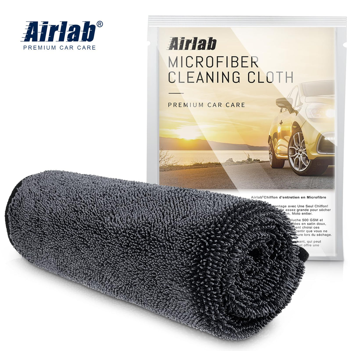 Microfiber Towels Cars Wash Drying Cleaning Cloth (2 Count)