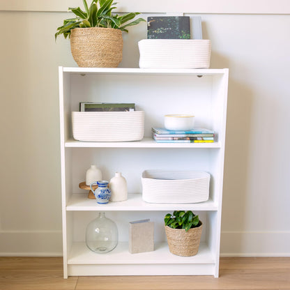 13.5”x8.5”x5.5” Storage Baskets for Shelves 3 Pack (3 Count)
