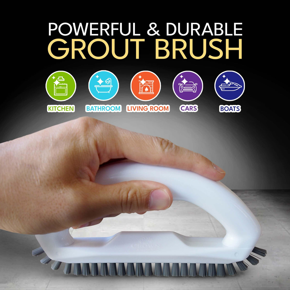 Grout Cleaning Brush Set