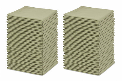 Organic Cotton Bulk Sage Green Flour Sack Kitchen Towels (10 Count)