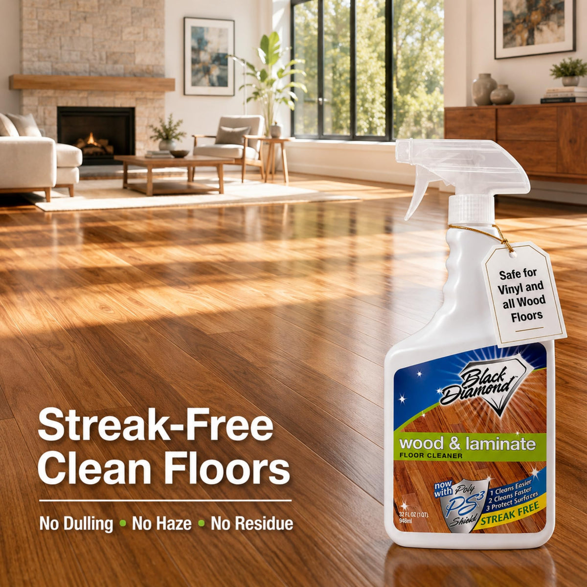 Wood & Laminate Floor Cleaner (32 Fl Oz)